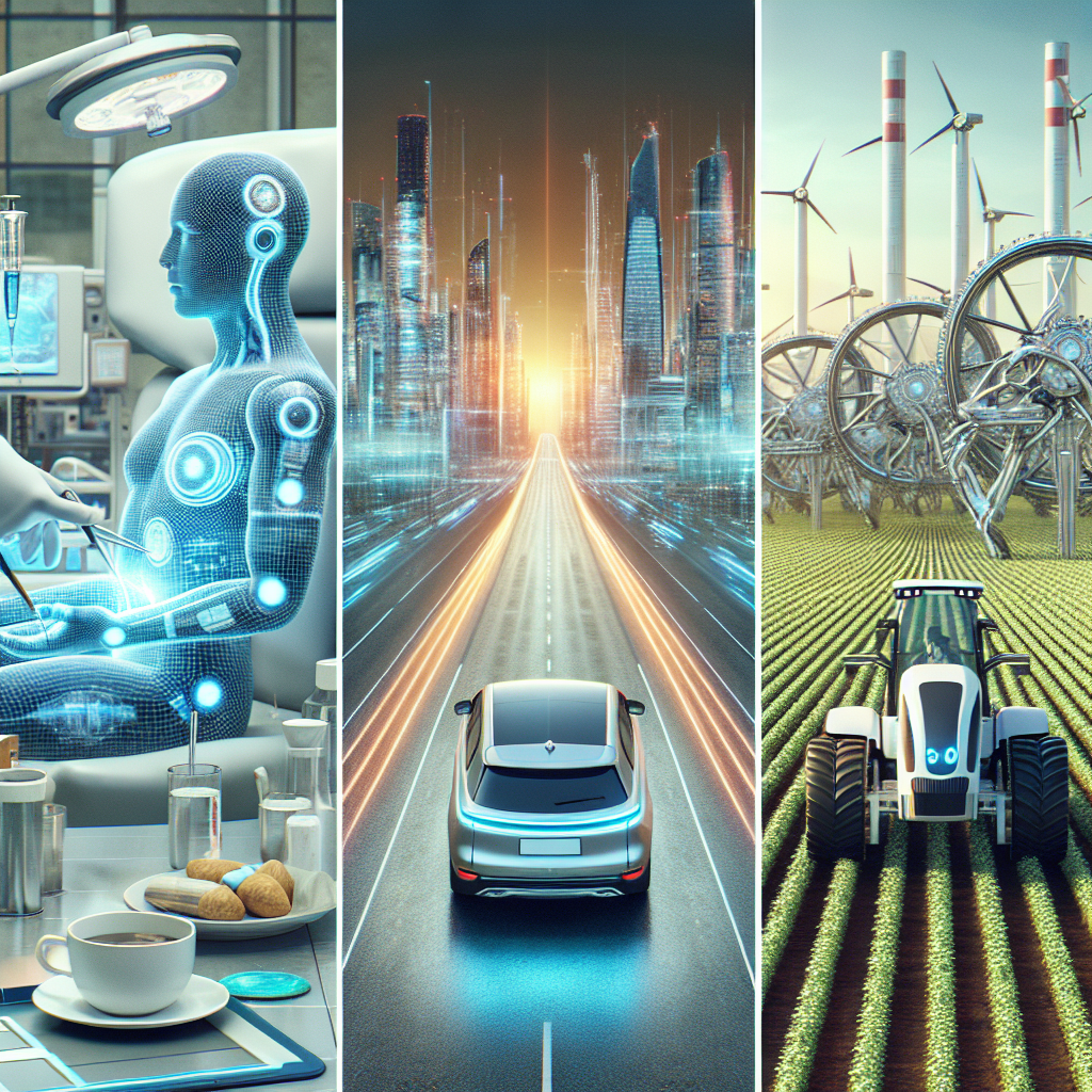 Inteligencia Artificial: Revolucionando la medicina, la automoción y la agricultura