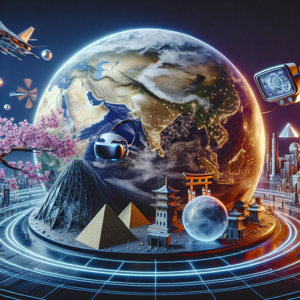 Turismo inmersivo: viajes virtuales a Japón, Egipto y la Luna en 2050.